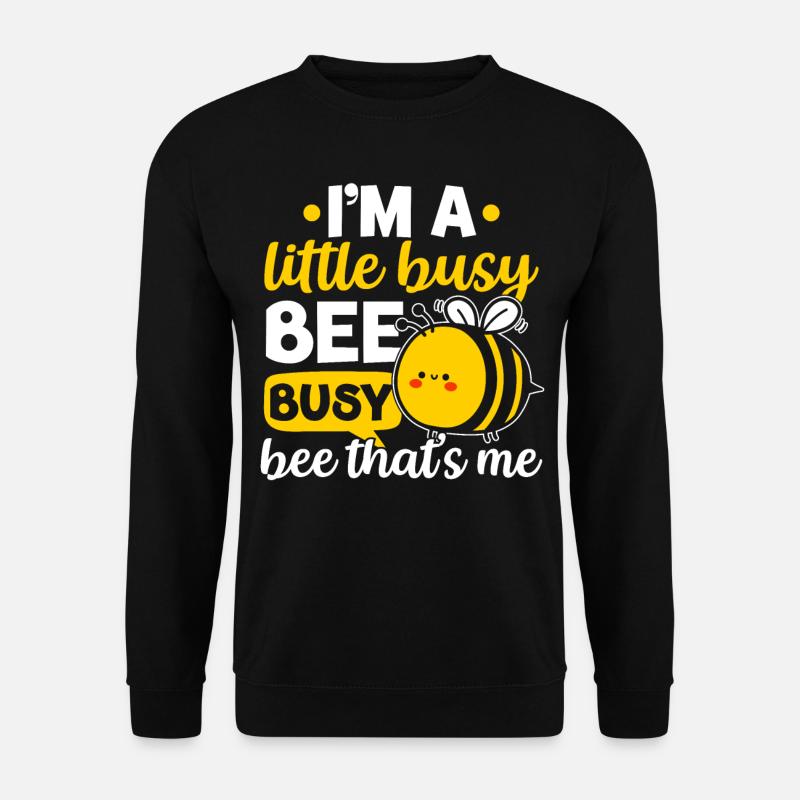Small industrious bee - Unisex Sweatshirt - black