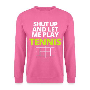 tennis / Tennis / Tennis spieler / Tennis Spielen - Unisex Pullover - Pink - Vorne