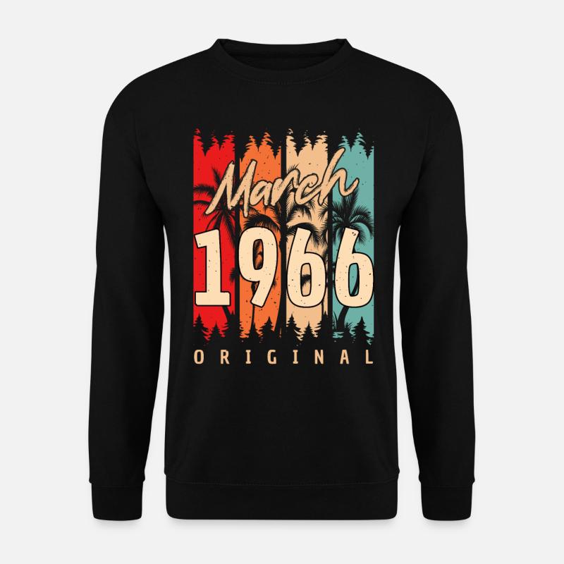 Original March 1966 Retro - Unisex Sweatshirt - black