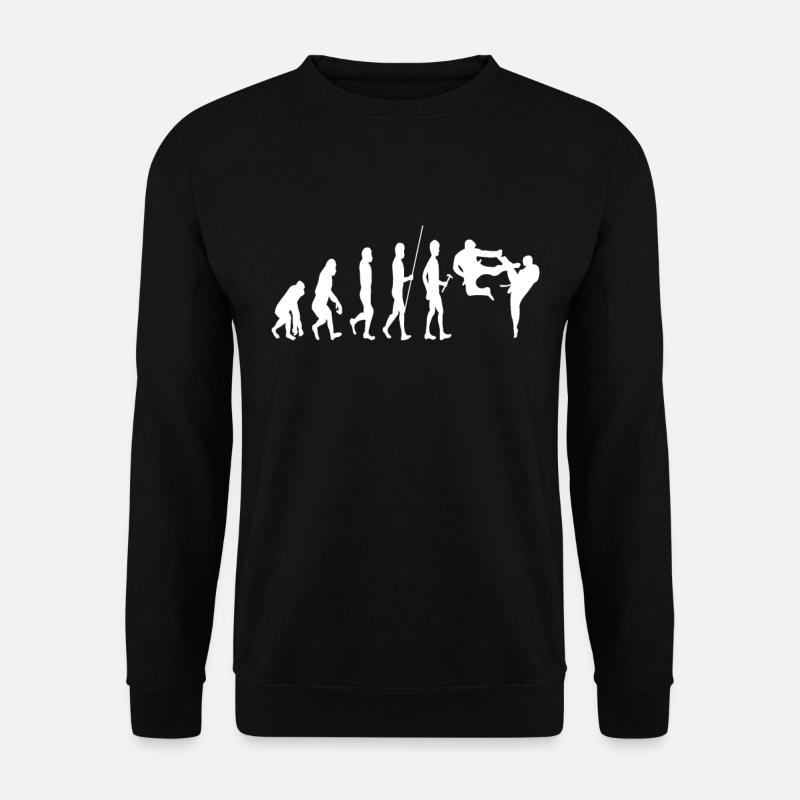 Évolution du karaté - Sweat-shirt Unisexe - noir