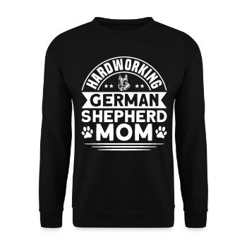 Berger allemand Mama Berger allemand - Sweat-shirt Unisexe - noir - Devant - Alina (178cm) & Michal (187cm)