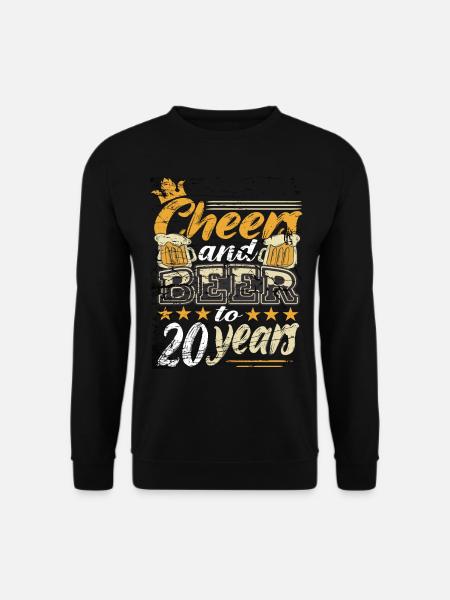 20 birthday man - Unisex Sweatshirt - black