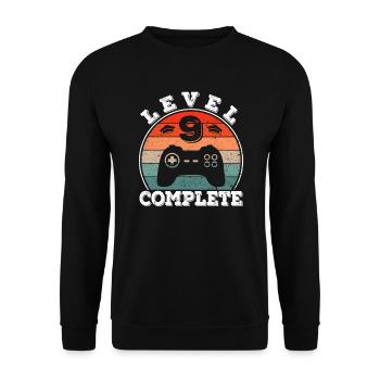 Hauptschule Abschluss 9 Klasse Hauptschulabschluss - Unisex Pullover - Schwarz - Vorne - Alina (178cm) & Michal (187cm)