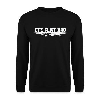 Plat, frère, c’est comme ça - Sweat-shirt Unisexe - noir - Devant - Alina (178cm) & Michal (187cm)