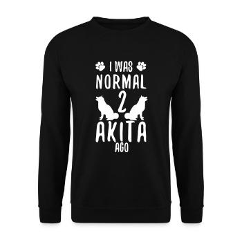 Akita Inu Shiba Inu Cadeau pour chien japonais - Sweat-shirt Unisexe - noir - Devant - Alina (178cm) & Michal (187cm)