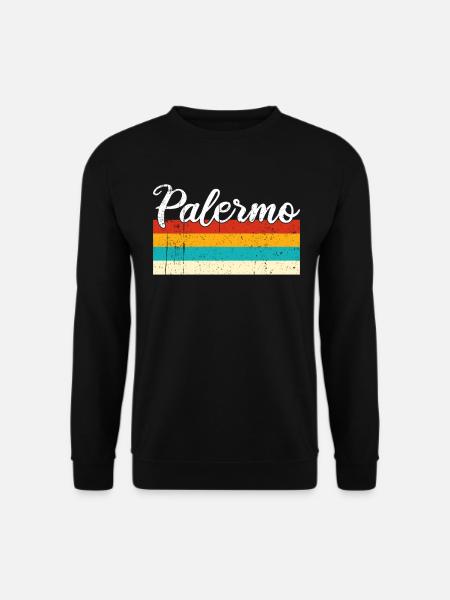 Palermo Retro Vintage - Unisex Pullover - Schwarz