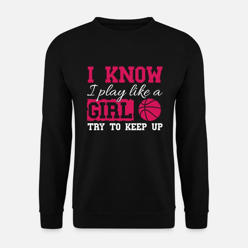 Basketballer Basketball Basketballmanschaft - Unisex Pullover - Schwarz