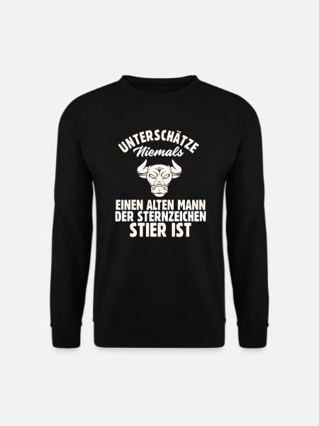 Sternzeichen Stier - Unisex Pullover - Schwarz
