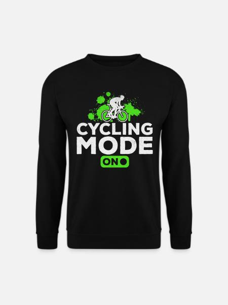 Fahrradmodus auf Rennrad-Rennrad-Radfahrer - Unisex Pullover - Schwarz