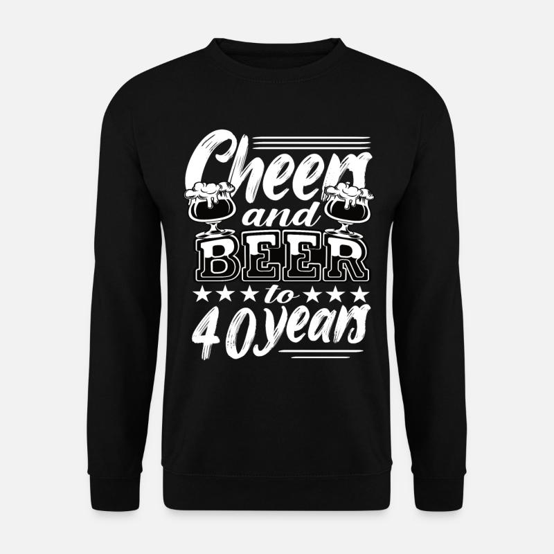 40th birthday - Unisex Sweatshirt - black