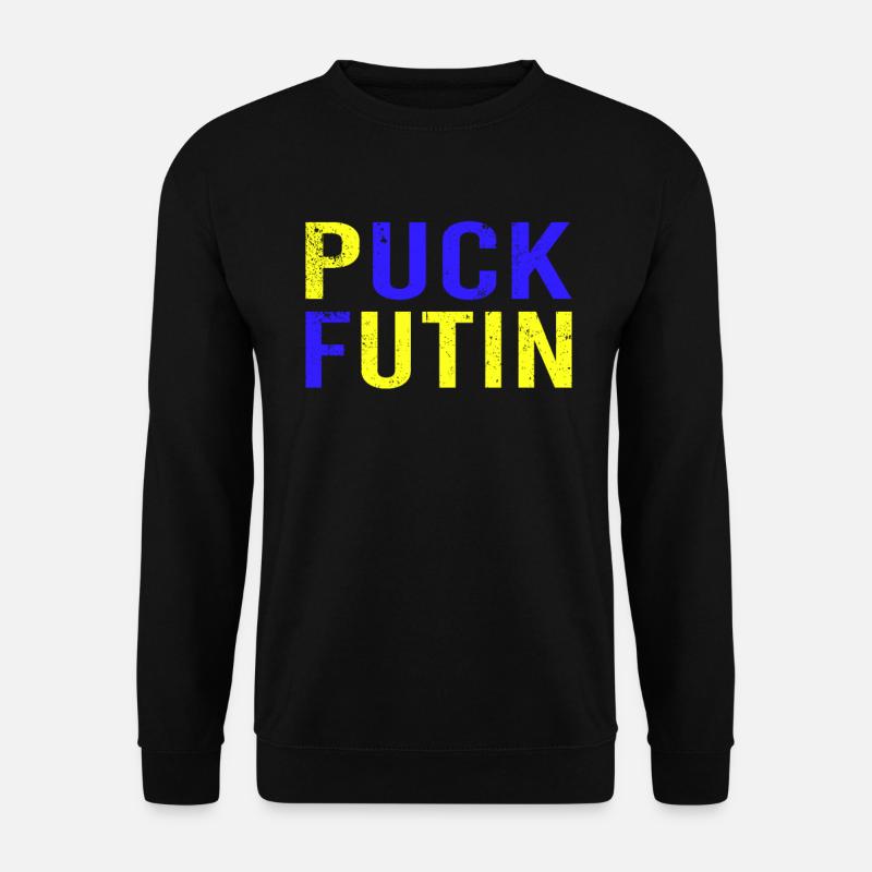 Ukraine Solidarisch gegen den Krieg - Unisex Pullover - Schwarz