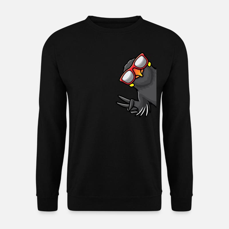 Beo Vogel Mynah Vogelliebhaber - Unisex Pullover - Schwarz
