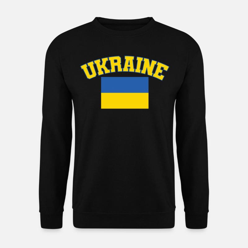 Ukraine Flag, Ukraine - Unisex Sweatshirt - black