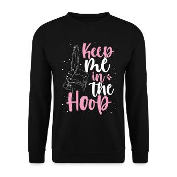 Danse de cerceau aérien Cerceau aérien pour enfants Aerialist - Sweat-shirt Unisexe - noir - Devant - Alina (178cm) & Michal (187cm)