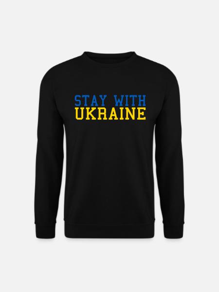 Ukraine Solidarity - Unisex Sweatshirt - black