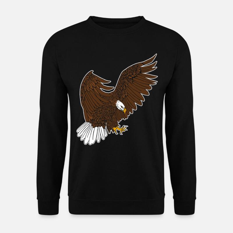 Bald Eagle - Unisex Sweatshirt - black