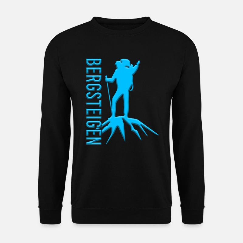 Bergsteigen - Unisex Pullover - Schwarz