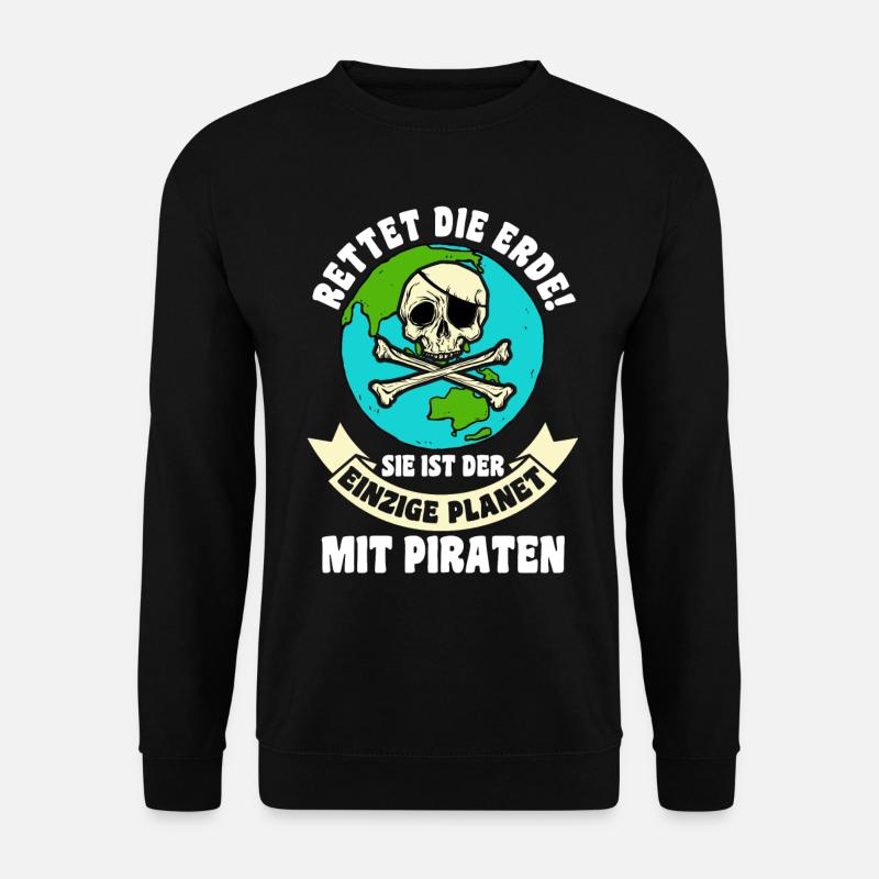 Pirat Piraten - Unisex Pullover - Schwarz