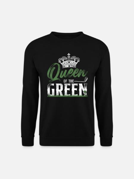 Golf Queen Vintage Crown Queen Of - Unisex Pullover - Schwarz