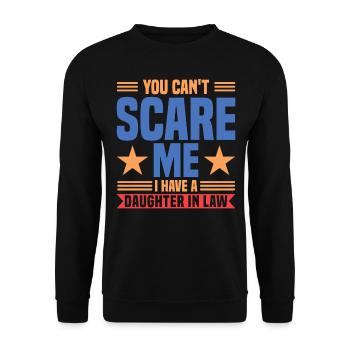 Mother-in-law family - Unisex Sweatshirt - black - Front - Alina (178cm) & Michal (187cm)