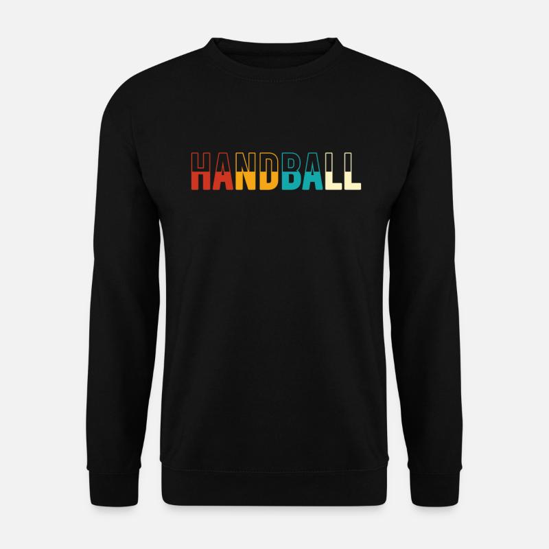 Handball Retro - Unisex Pullover - Schwarz