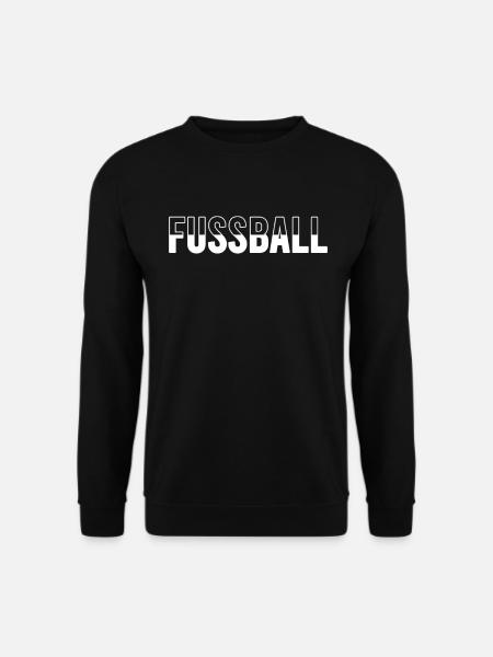 Fussball Fußball - Unisex Pullover - Schwarz