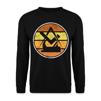 Tischler - Unisex Pullover - Schwarz - Vorne - Alina (178cm) & Michal (187cm)
