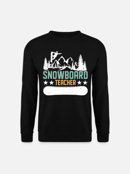 Snowboarder Snowboarden Snowboard - Unisex Pullover - Schwarz