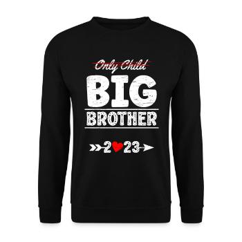 Big Brother 2023 Genre Révéler La Mère Enceinte - Sweat-shirt Unisexe - noir - Devant - Alina (178cm) & Michal (187cm)