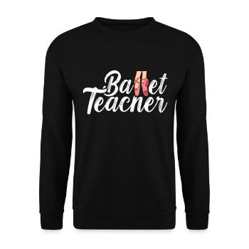 Danseurs de ballet Danseurs de ballet - Sweat-shirt Unisexe - noir - Devant - Alina (178cm) & Michal (187cm)
