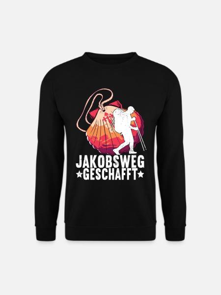 Jakobsweg Pilgern - Unisex Pullover - Schwarz