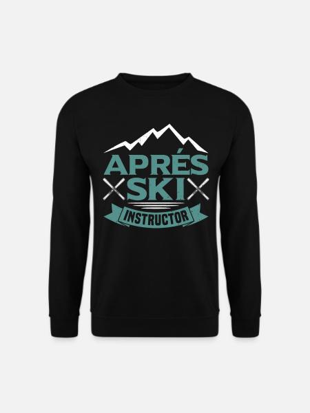 Aprés-Ski-Lehrer - Unisex Pullover - Schwarz