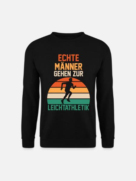 Leichtathletik - Unisex Pullover - Schwarz
