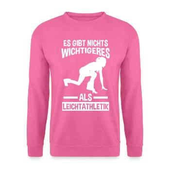 Leichtathletik - Unisex Pullover - Pink - Vorne