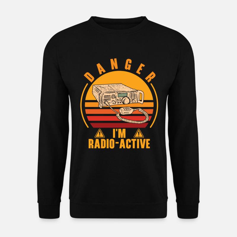 Funk Amateur Funker Funken Radio Hobby Geschenk - Unisex Pullover - Schwarz