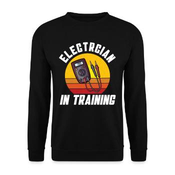 Électricien Ingénieur Électricien Maître Électricien - Sweat-shirt Unisexe - noir - Devant - Alina (178cm) & Michal (187cm)