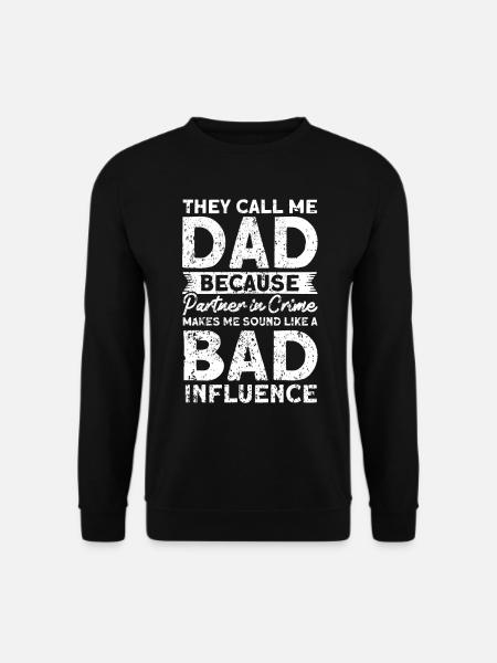 Père Famille Papa - Sweat-shirt Unisexe - noir