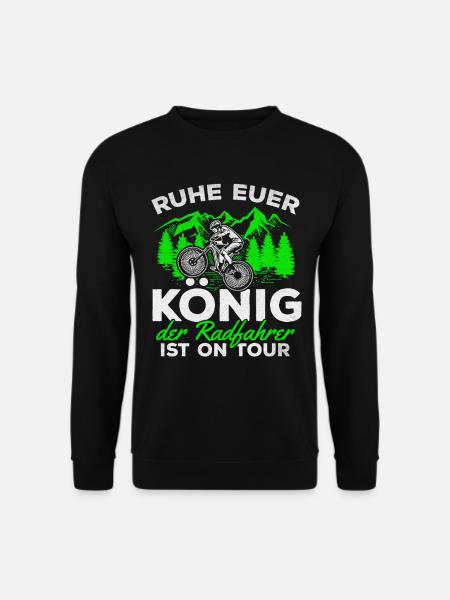Downhill Fahrrad Fahrer Fahrradfahrer Mountainbike - Unisex Pullover - Schwarz