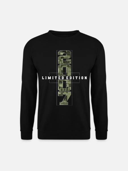 Camouflage 2007 Geboren Geburtsjahr 2007 Männer - Unisex Pullover - Schwarz