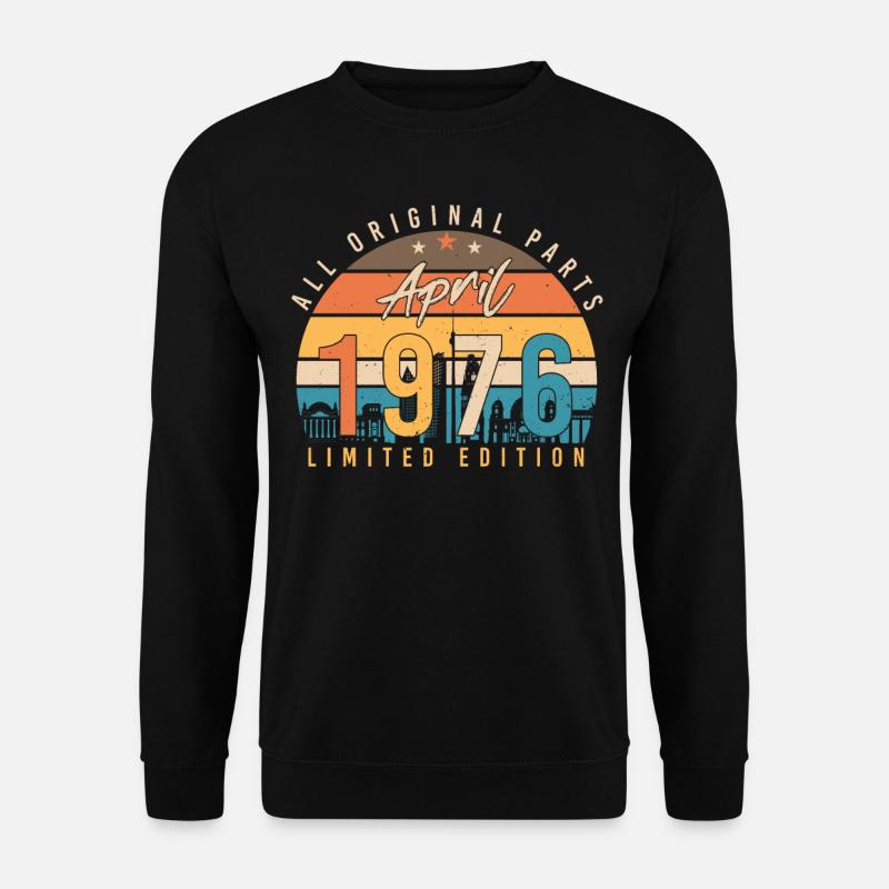 1976 April Limited - Unisex Sweatshirt - black