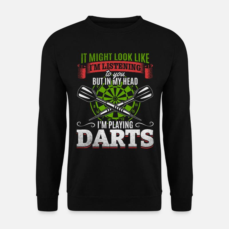 Darts Player - Unisex Sweatshirt - black