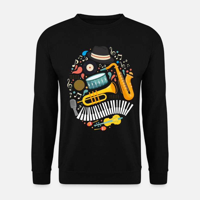 Jazz Tshirt - Unisex Sweatshirt - black