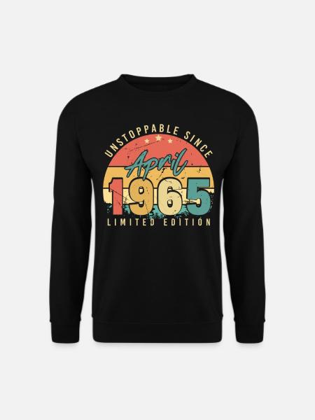 Avril 1965 imparable - Sweat-shirt Unisexe - noir