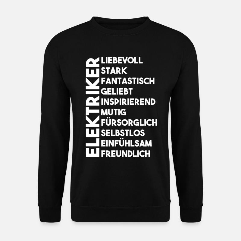 Elektriker - Unisex Pullover - Schwarz