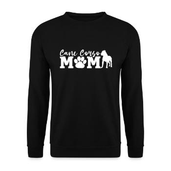 Cane Corso Molosser Cadeau Dogue Italien - Sweat-shirt Unisexe - noir - Devant - Alina (178cm) & Michal (187cm)
