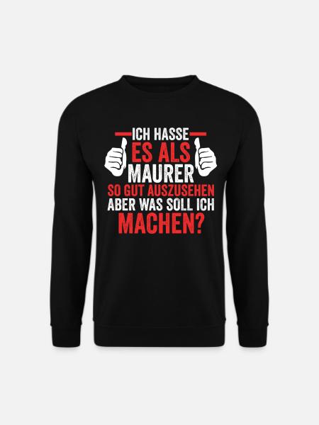 Maurer - Unisex Pullover - Schwarz