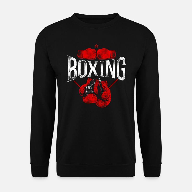 Boxe Boxe Vintage - Sweat-shirt Unisexe - noir