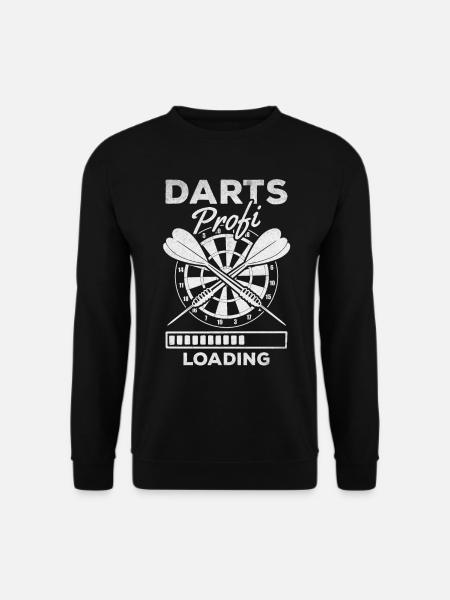 Darts Profi Loading Dartspiel Dartspieler - Unisex Pullover - Schwarz