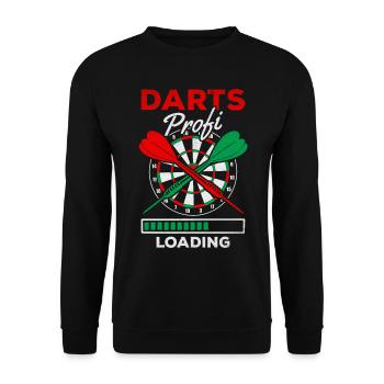 Darts Professional Loading Darts Jeu de fléchettes Jeu de fléchettes - Sweat-shirt Unisexe - noir - Devant - Alina (178cm) & Michal (187cm)