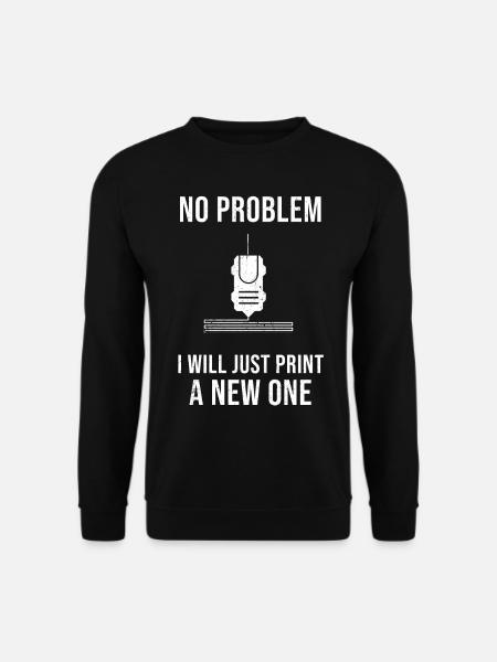 3d Drucker Geschenk für Nerd Hobby Druckmaschine - Unisex Pullover - Schwarz